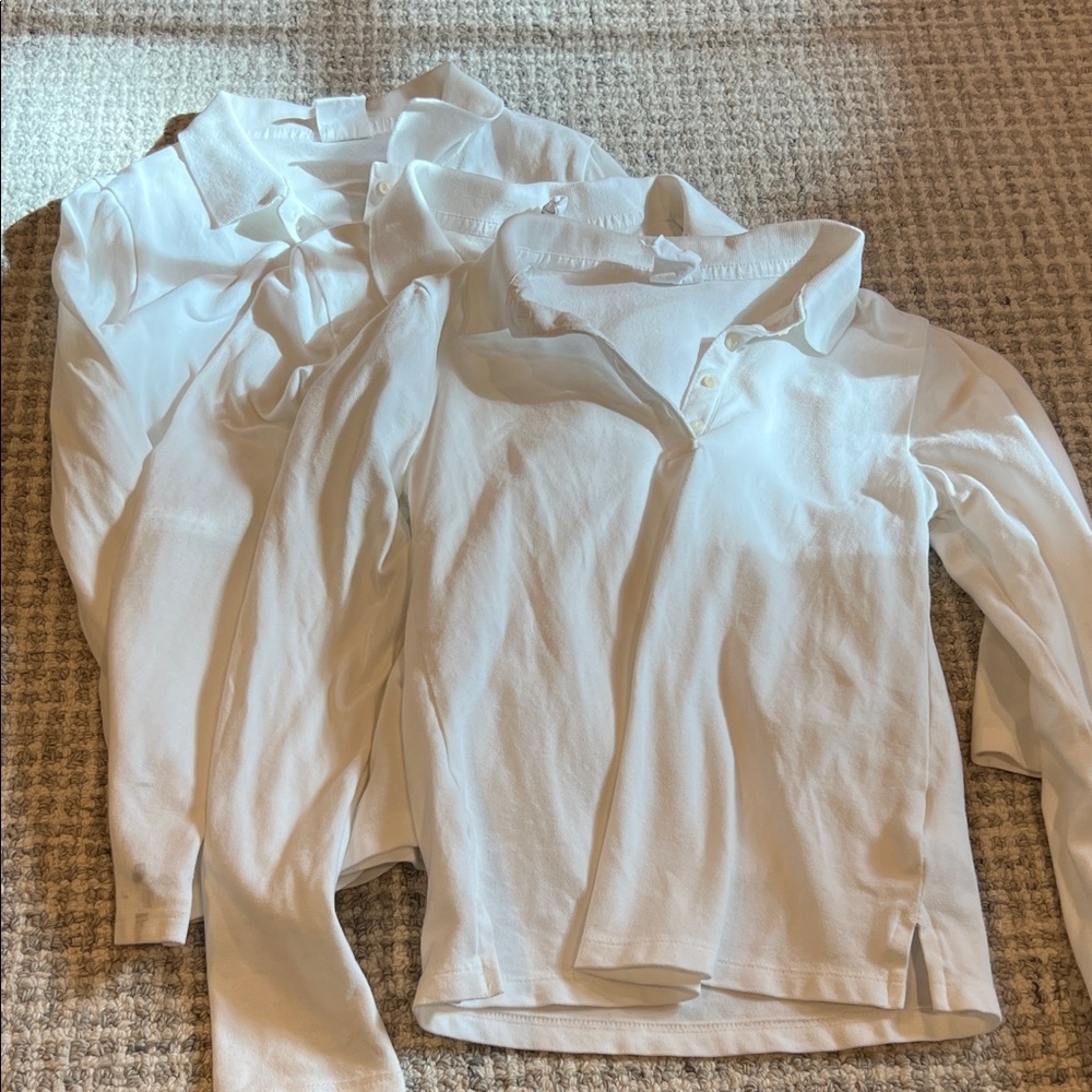 GAP Polo Shirt 3-Pack Long Sleeve Bundle